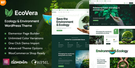Ecovera - Ecology Environment WordPress Theme