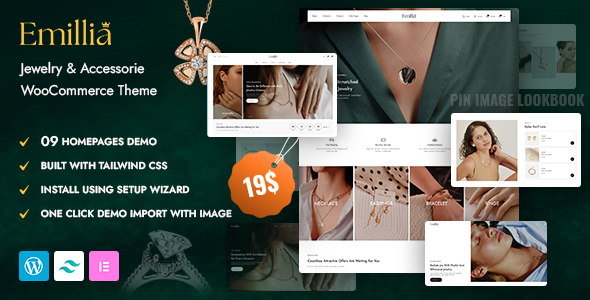 Emillia – Jewelry Fashion Accessories WooCommerce WordPress Theme