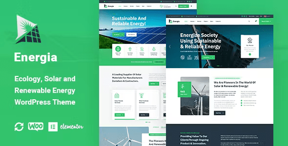 Energia - Renewable Energy WordPress Theme Energia - Renewable Energy WordPress Theme