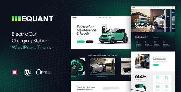 Equant - Electric Car Charging Station WordPress Theme Equant - Electric Car Charging Station WordPress Theme