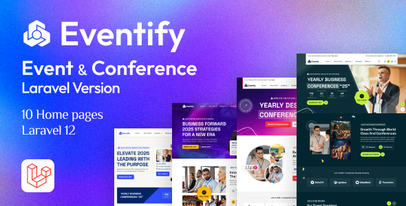 Eventify - Event Conference Booking Laravel Script
