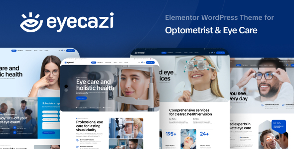 Eyecazi - Optometrist Eye Care WordPress Theme Eyecazi - Optometrist Eye Care WordPress Theme
