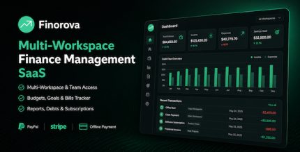 Finorova - Multi-Workspace Finance Management SaaS Platform
