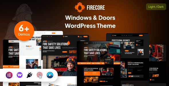 Firecore - Fire Security Services WordPress Theme Firecore - Fire Security Services WordPress Theme