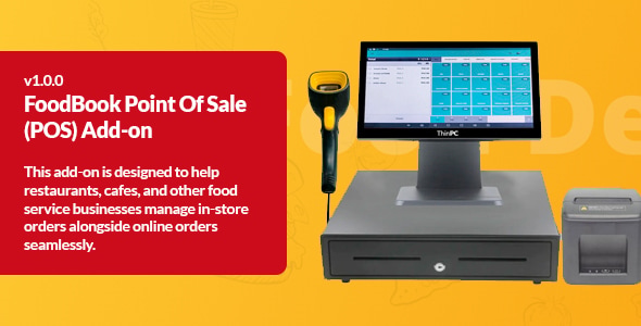 FoodBook POS Add-on FoodBook POS Add-on