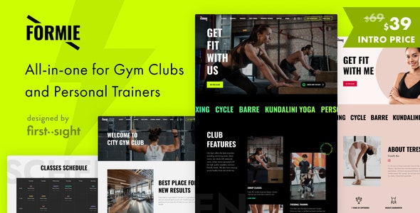Formie — Personal Trainer Fitness Gym WordPress Formie — Personal Trainer Fitness Gym WordPress