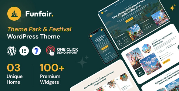 Funfair - Theme Park Festival WordPress Theme Funfair - Theme Park Festival WordPress Theme