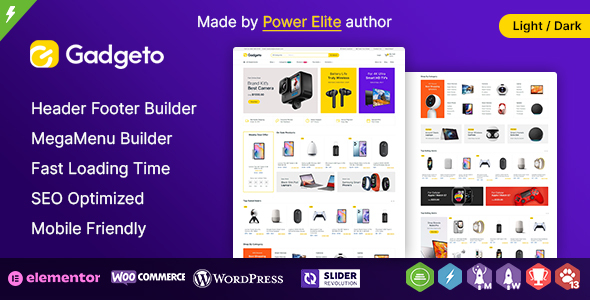 Gadgeto WP - Electronics Store Elementor WooCommerce Theme Gadgeto WP - Electronics Store Elementor WooCommerce Theme