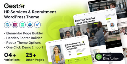 Gestor – HR Services Recruitment WordPress Theme