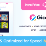 Gicon - Modern Lightweight Blog for WordPress