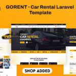 Gorent - Car Rental Laravel Template