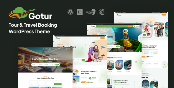 Gotur - Tour Travel Booking WordPress Theme Gotur - Tour Travel Booking WordPress Theme