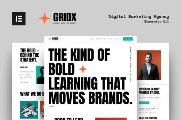 GridX - Digital Marketing Agency Elementor Template Kit GridX - Digital Marketing Agency Elementor Template Kit