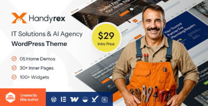 Handyrex - Handyman Services Repair WordPress Theme