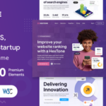 HexTone - Software, SaaS Startup WordPress Theme