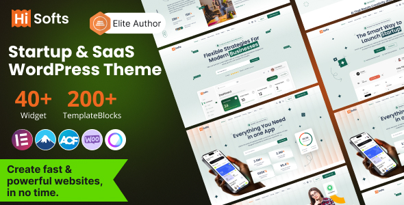 Hisofts - Startup SaaS WordPress Theme Hisofts - Startup SaaS WordPress Theme