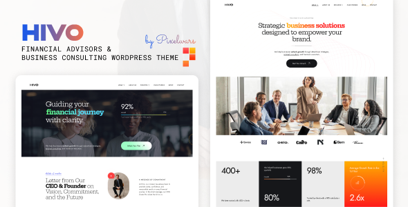 Hivo - Business Consulting Finance WordPress Theme Hivo - Business Consulting Finance WordPress Theme