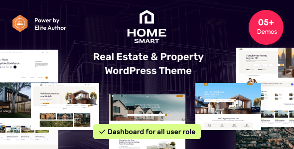 HomeSmart - Real Estate Property WordPress Theme HomeSmart - Real Estate Property WordPress Theme