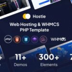Hostie - Web Hosting WHMCS PHP Template