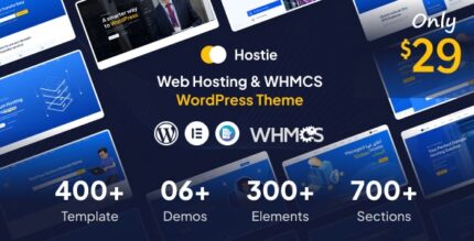 Hostie - Web Hosting WHMCS WordPress Theme