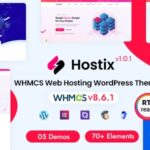 Hostix - Hosting WHMCS WordPress Theme 2.1