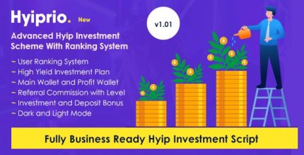 Hyip Rio - Advanced Hyip Investment Scheme With Ranking System and Automatic Withdraw