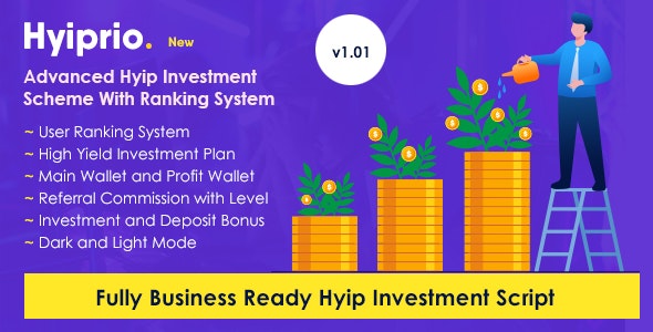 Hyip Rio - Advanced Hyip Investment Scheme With Ranking System and Automatic Withdraw