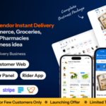 Hyperlocal - Multivendor eCommerce, Grocery, Food, Pharmacy Flutter Delivery app - Admin Website