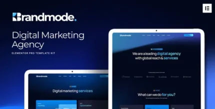 Brandmode – Digital Marketing Agency Elementor Template Kit