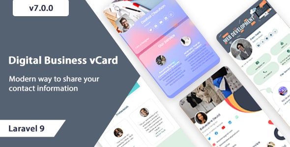 Infy vCard Saas : Digital Business Card Builder Infy vCard Saas : Digital Business Card Builder