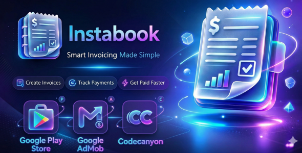 Instabook — Complete Digital Invoicing CRM App with Laravel Backend (v1.0) Instabook — Complete Digital Invoicing CRM App with Laravel Backend (v1.0)