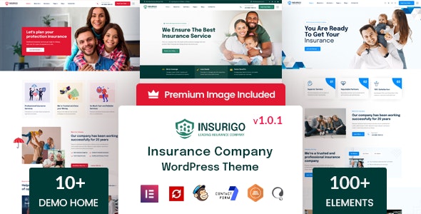 Insurigo - Insurance WordPress Theme Insurigo - Insurance WordPress Theme