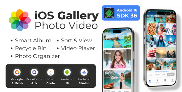 iOS Gallery Photo Video with AdMob Facebook Ads Android iOS Gallery Photo Video with AdMob Facebook Ads Android