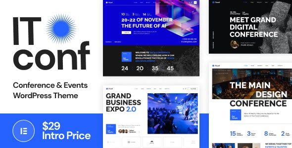 ITconf - Conference Events WordPress Theme ITconf - Conference Events WordPress Theme