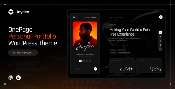 Jayden | Personal Portfolio WordPress Theme Jayden | Personal Portfolio WordPress Theme