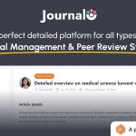 Journalo - Journal Research Publication and Peer Review System