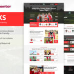 Kicks - Football Academy Elementor Template Kit
