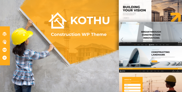 Kothu - Building Construction WordPress Theme Kothu - Building Construction WordPress Theme