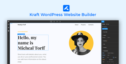 Kraft - WordPress Website Builder