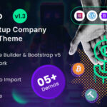 Krypo - Crypto Blockchain Startup Elementor WordPress Theme