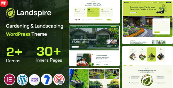 Landspire - Gardening and Landscaping WordPress Theme Landspire - Gardening and Landscaping WordPress Theme