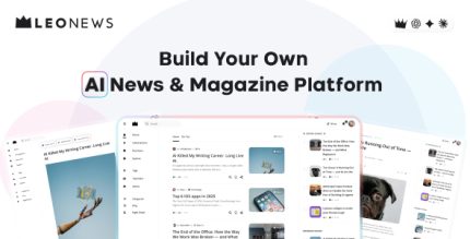 LeoNews - AI News, Viral Magazine Newspaper KingMedia Theme
