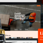 LiftTruck - Forklift Rentals, Services Dealer WordPress Theme