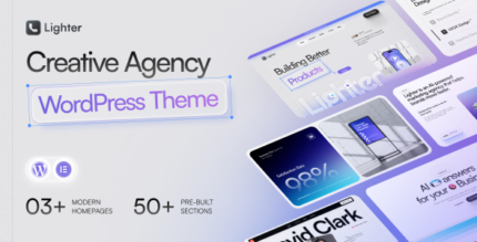 Lighter – Creative Agency Portfolio WordPress Theme