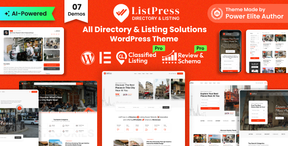 ListPress – Directory Listing WordPress Theme ListPress – Directory Listing WordPress Theme