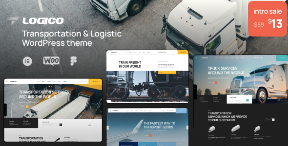 Logico | Transportation Logistics WordPress Theme Logico | Transportation Logistics WordPress Theme