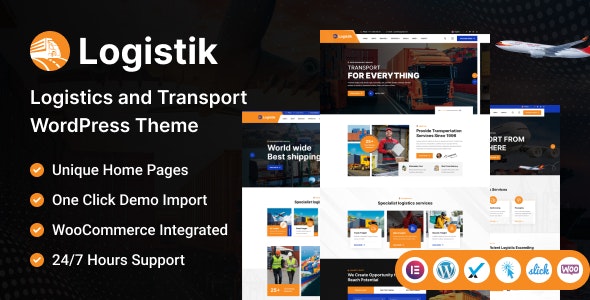Logistik – Transport Logistics WordPress Theme Logistik – Transport Logistics WordPress Theme