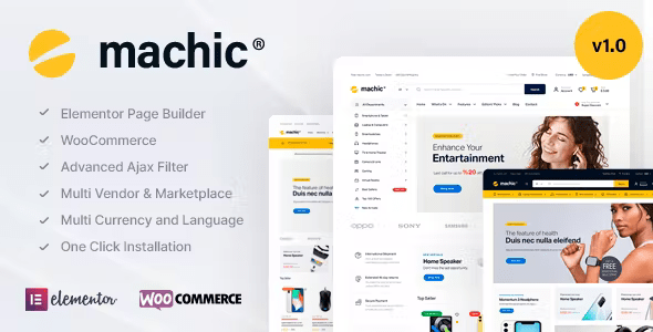 Machic - Electronics Store WooCommerce Theme Machic - Electronics Store WooCommerce Theme