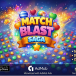 Match Blast Saga - Native Android Candy Match-3 Puzzle Game (Jetpack Compose + AdMob)