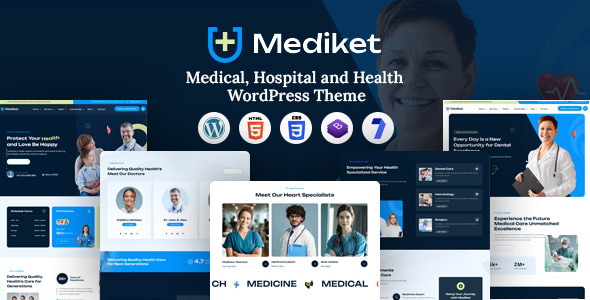 Mediket - Medical and Health WordPress Theme Mediket - Medical and Health WordPress Theme